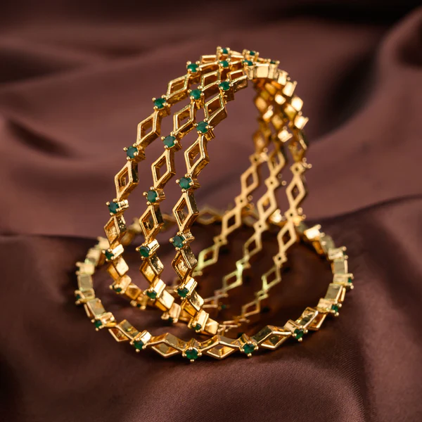 Vintage Katli Bangles - Green